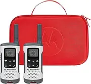 Motorola Talkabout T280 Rechargeable Two-Way Radio Bundle – White