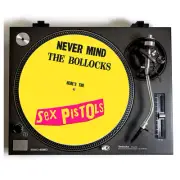 Sex Pistols Turntable Slipmat for Vinyl Records Punk Never Mind The Bollocks lp