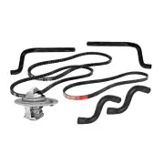 Gates Thermostat Radiator Heater Hose Belt Kit for Mitsubishi Pajero NH NJ 3.0L