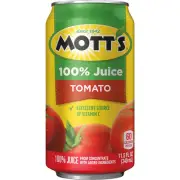 Mott'S 100% Tomato Juice, 11.5 Fluid Ounce Can, 24 Count