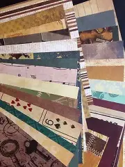 HEIRLOOM Printed Paper(24pc)Approx.6x6"Machine•Steampunk •Victorian•Keys•Antique