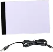 VILLFUL A4 Led Light Pad Copy Board Art Tracing Lightbox USB Portable Slim Drawing Pad for Artists