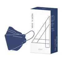 在飛比找ETMall東森購物網優惠-【CSD 中衛】醫療口罩-4D立體-深丹寧1盒入-鬆緊耳帶(