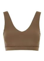 Chantelle Soft Stretch Padded Soft-cup bra - Brown M/L (UK14 / L)