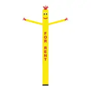 For Rent Yellow Air Inflatable Sky Puppet Great Dancer- 20 FT