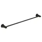 Fienza Towel Rail Single Bathroom Holder Matt Black Lillian 81001B