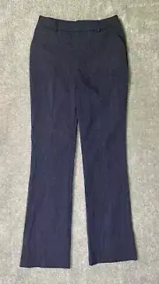 Nine West Pants Womens Navy Barely Bootcut Mid Rise Dress Pant NWT Size 4