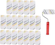 Uonlytech 1 Set Mini Roller Brush Durable Wall Paint Rollers with Handle for Easy DIY Projects for Adults for Painting Doors Windows and Baseboards