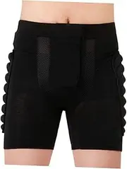 [COOLHIYA] 3D Shorts Butt Short Hip Short Pants Butt Pad Short Pants Padded Short Skate Riding Pant Hockey Short Pant Hip Protector Short Sliding Shorts Pant Exercise Shorts Ski Belt Child