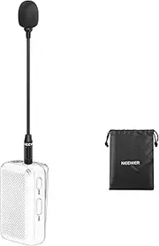 NEEWER 3.5mm TRS Omnidirectional Condenser Microphone, Mic for Interviews and Content Creators, Compatible with DJI Wireless Mic Transmitters Compatible with Rode Wireless GO II 2 and NEEWER CM28, CM7