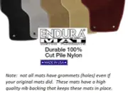 Front Row 2 Piece Endura Carpet Custom Floor Mats for Thunderbird - Made in USA (for: Ford)