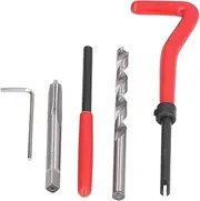AKLOSIPY M10 Thread Rep Rt Kit with Drill Bits and Installation Tools for Damaged Threads Restoration (M10 x1.0mm)