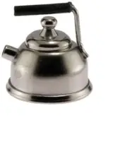 Dollhouse Miniatures 1:12 Scale Silver Teapot #IM65108