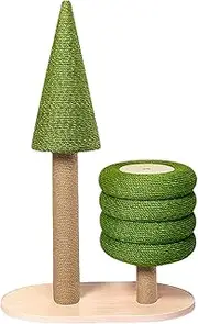 Cat Scratching Post, 53.3” Tall Cat Scratching Post with Jute Rope, Suitable for Large Adult Cat, Kitten, and All Type of Cats