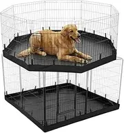 Iouyjiu Pet Playpen Mat, Dog Pee Pad, Oxford Cloth Cat Fence Pad, Non Slip Whelping Training Mat, Durabled Indoor Puppy Crate Liner for Sofa and Car Trunk, 460g