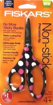 Fiskars 1243021001 Assorted Colors Safety Edge 5" Kids Scissors 1 Pair Only