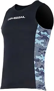 Aymzbd Men's Aquatic Wetsuit Sleeveless Top