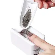 Dip Powder Tray - Dip Powder Recycling Tray | Portable Double Layer Dipping Powder Tray | 2in1 Dip Powder Recycling Case, Dip Nail Tools Rhinestones Gems Decorations Recycling Case