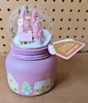 Aldi Huntington Home Snow Globe Candle Peppermint Buttercream Limited Edition