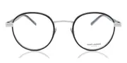 Saint Laurent SL 125 001 Men's Glasses Black Size 49 - Private Health Rebate - Blue Light Block Available
