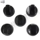 Free Shipping - Universal Oven Cooktop Knobs Black (5 Pack)
