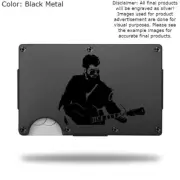 Custom GEORGE MICHAEL 1963-2016 Laser Engraved Wallet - Pick A Wallet Color