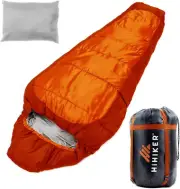 NEW HiHiker Mummy Bag Pillow w/Compact Compression Sack sleeping bag