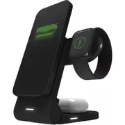 STM Goods ChargeTree Induction Charger - Black - For AirPod, iPhone - Input connectors: USB - Portable, Compact, Foldable