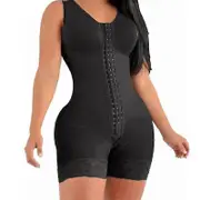 Fajas Colombianas Post Surgery Shapers Binders Waist Trainer Butt Lifter Shapewear Women Full Body Shaper Bbl Compression Girdle MODEL2 black XL