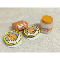 在飛比找蝦皮購物優惠-日本扭蛋 蛋黃哥 gudetama 文具系列 貼紙 印章 罐