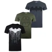 Batman Mens Logo T-Shirt (Pack of 3)