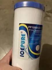 IcePure 10" x 4.5" Whole House Sediment Carbon Water Filter PP10BB-CC
