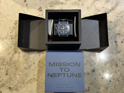 OMEGA x Swatch MoonSwatch Blue Unisex Adults Watch - SO33N101-108