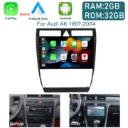Wireless Caplay For Audi A6 1997-2004 Android 13 Car Stereo Radio GPS Navi 2+32G