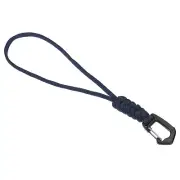 Badge Lanyard 8.6 Inch, Necklace Keychain Cord Metal Clasp Hook, Dark Blue