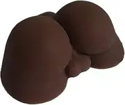 Male Masturbator Full Silicone Black Man Butt Ass with Testicles and Holes Sex Doll for Male&Gay