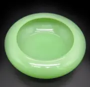 Natural Jade Stone Carved Ashtray Ornament Decorative Collectibles