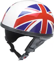 Redbike RB-512-II Union Jack Jet Helmet, white-red-blue, Size L for Men White Red Blue