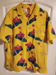 Brixton x Coca Cola Bunker Short Sleeve Button-up Shirt-NWT!-Sz:XL Rare!