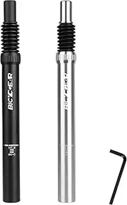 Suspension Seatpost 27.2/30.4/30.9/31.6 Bike Seat Posts with Suspension Headless Bicycle Seat Shock Absorber Lightweight for E Bike BMX Road City Bike Replacement Component Parts