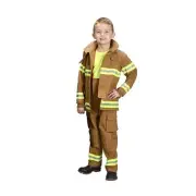 Aeromax Jr. Fire Fighter Bunker Gear Tan Size 6/8
