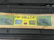 Sterling Models F6F Hellcat Vintage NITB Navy Fighter Balsa Wood