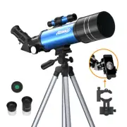40070 Astronomical Telescope with Mobile Holder Kellner Eyepieces Beginner Gift