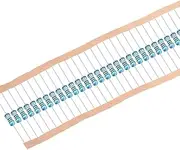 uxcell 50Pcs 51 Ohm Resistor, 1/2W 1% Tolerance Metal Film Resistors, Lead, 5 Bands for DIY Electronic Projects and Experiments