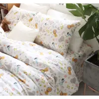 在飛比找蝦皮購物優惠-Little Bed小床-日本頂級雙層紗布全棉雙人床組 動物