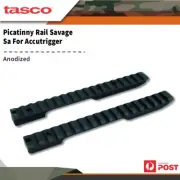 Tasco Aluminum Picatinny Base Rail Savage Sa For Accuadjustable #tat00005