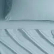 Sheridan Egyptian Cotton Sateen Sheet Set in Sky/Blue Size: Double Material: Cotton/Linen @Sheridan Rewards