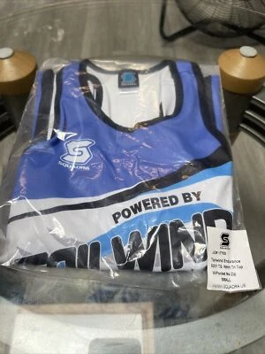 S Blue Squadra Tri Top Women’s Tailwind Endurance Cycling Jersey #8201 12x21”