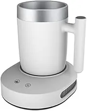 xiuJUNhoho Quick Cooling Cup,Desktop smart cupdormitory office iced iced water cup, iced beverage heating, heating and cooling mini quick cooling cup-white
