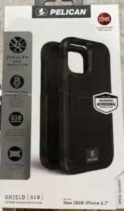 Pelican Shield (G10) iPhone 12 Pro Max New 2020 iPhone 6.7” Black Brand New